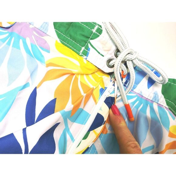 Tommy Bahama Mens Blue Tropical Luau Pockets Board Shorts Swimwear Sz XXL New - Picture 7 of 13